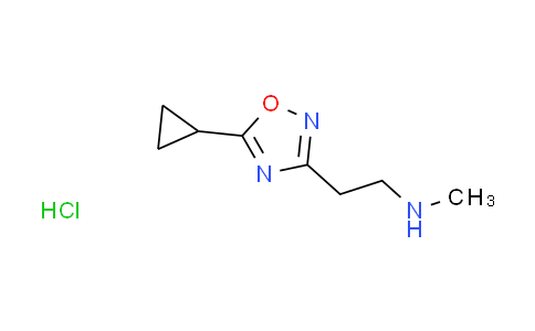 CAS No. 1609400-94-3, [2-(5-cyclopropyl-1,2,4-oxadiazol-3-yl)ethyl]methylamine hydrochloride
