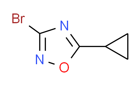 CAS No. 121562-08-1, 3-bromo-5-cyclopropyl-1,2,4-oxadiazole