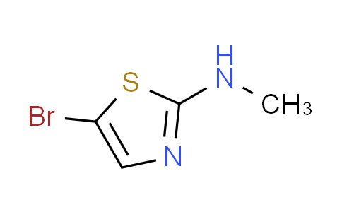 CAS No. 37653-33-1, 5-bromo-N-methyl-1,3-thiazol-2-amine