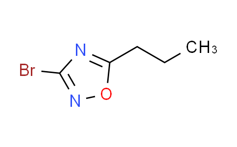 CAS No. 1256643-63-6, 3-bromo-5-propyl-1,2,4-oxadiazole