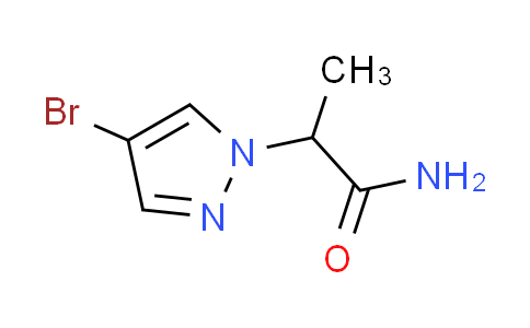 CAS No. 1183357-58-5, 2-(4-bromo-1H-pyrazol-1-yl)propanamide