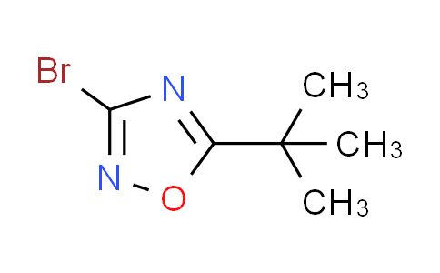 CAS No. 1559059-83-4, 3-bromo-5-tert-butyl-1,2,4-oxadiazole
