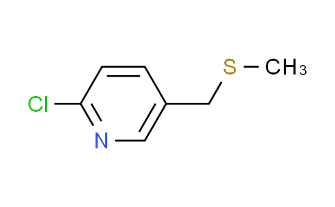 CAS No. 1021870-94-9, 2-chloro-5-[(methylthio)methyl]pyridine