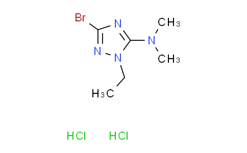 CAS No. 1609396-12-4, 3-bromo-1-ethyl-N,N-dimethyl-1H-1,2,4-triazol-5-amine dihydrochloride