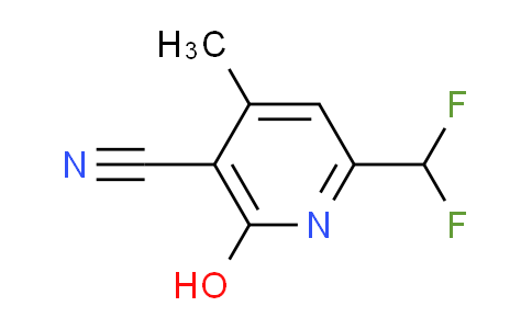 CAS No. 869942-32-5, 6-(difluoromethyl)-2-hydroxy-4-methylnicotinonitrile