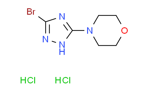 4-(3-bromo-1H-1,2,4-triazol-5-yl)morpholine dihydrochloride