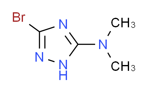 CAS No. 1243250-05-6, 3-bromo-N,N-dimethyl-1H-1,2,4-triazol-5-amine