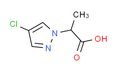 CAS No. 51363-82-7, 2-(4-chloro-1H-pyrazol-1-yl)propanoic acid