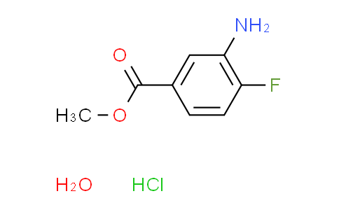 methyl 3-amino-4-fluorobenzoate hydrochloride hydrate