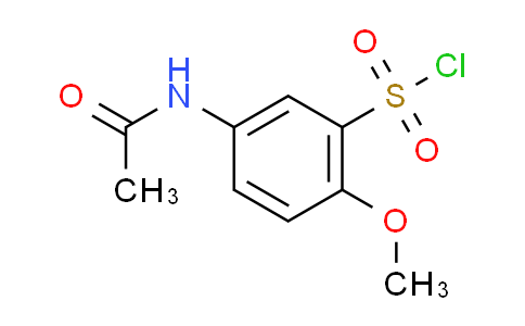 CAS No. 5804-73-9, 5-(acetylamino)-2-methoxybenzenesulfonyl chloride