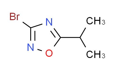 CAS No. 121562-07-0, 3-bromo-5-isopropyl-1,2,4-oxadiazole