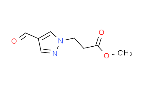 CAS No. 1215295-99-0, methyl 3-(4-formyl-1H-pyrazol-1-yl)propanoate