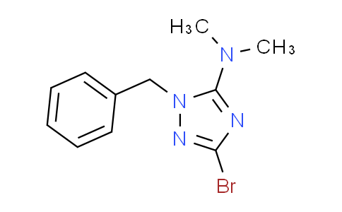 CAS No. 1215296-00-6, 1-benzyl-3-bromo-N,N-dimethyl-1H-1,2,4-triazol-5-amine
