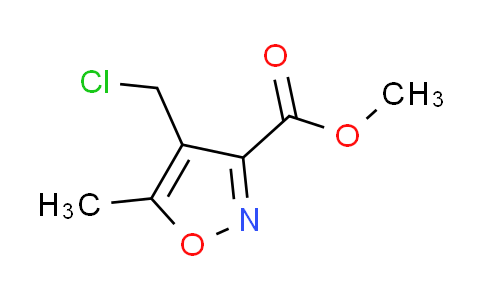 CAS No. 1177292-31-7, methyl 4-(chloromethyl)-5-methyl-3-isoxazolecarboxylate