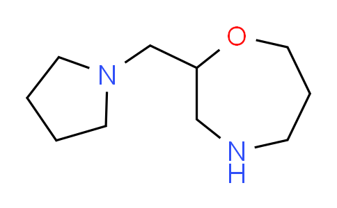 CAS No. 933720-55-9, 2-(1-pyrrolidinylmethyl)-1,4-oxazepane