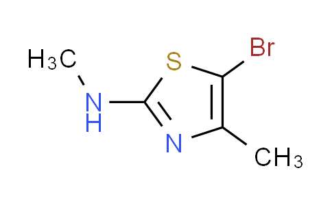 CAS No. 878890-10-9, 5-bromo-N,4-dimethyl-1,3-thiazol-2-amine
