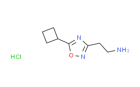 CAS No. 1332528-90-1, [2-(5-cyclobutyl-1,2,4-oxadiazol-3-yl)ethyl]amine hydrochloride