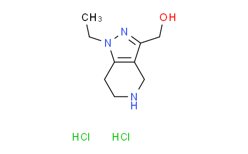 CAS No. 1609403-67-9, (1-ethyl-4,5,6,7-tetrahydro-1H-pyrazolo[4,3-c]pyridin-3-yl)methanol dihydrochloride