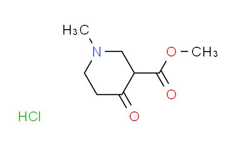 CAS No. 13049-77-9, methyl 1-methyl-4-oxo-3-piperidinecarboxylate hydrochloride