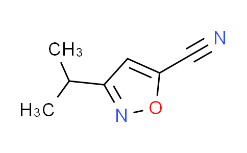 CAS No. 1217862-28-6, 3-isopropyl-5-isoxazolecarbonitrile