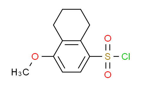 CAS No. 1211487-94-3, 4-methoxy-5,6,7,8-tetrahydro-1-naphthalenesulfonyl chloride