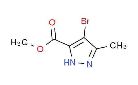CAS No. 1232838-31-1, methyl 4-bromo-3-methyl-1H-pyrazole-5-carboxylate
