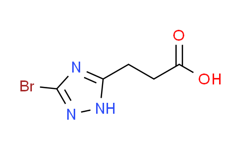 CAS No. 933690-20-1, 3-(3-bromo-1H-1,2,4-triazol-5-yl)propanoic acid