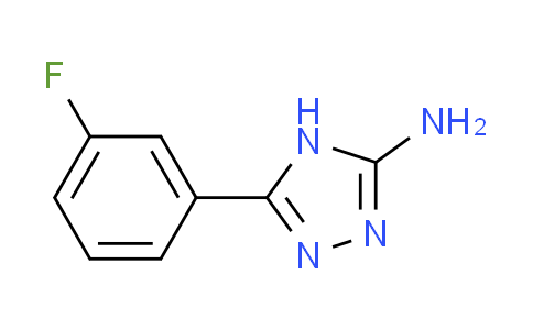CAS No. 502685-67-8, 5-(3-fluorophenyl)-4H-1,2,4-triazol-3-amine