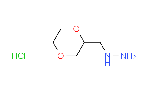 CAS No. 1390654-63-3, (1,4-dioxan-2-ylmethyl)hydrazine hydrochloride