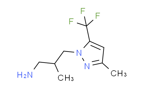 CAS No. 1006348-75-9, 2-methyl-3-[3-methyl-5-(trifluoromethyl)-1H-pyrazol-1-yl]-1-propanamine