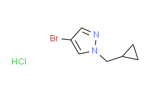 CAS No. 1609407-65-9, 4-bromo-1-(cyclopropylmethyl)-1H-pyrazole hydrochloride