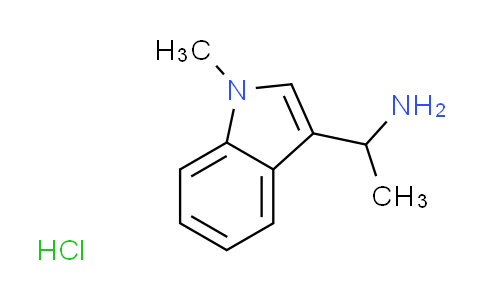 CAS No. 1158417-51-6, [1-(1-methyl-1H-indol-3-yl)ethyl]amine hydrochloride