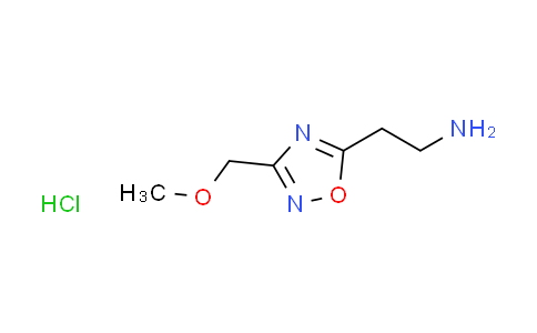 CAS No. 2103402-79-3, {2-[3-(methoxymethyl)-1,2,4-oxadiazol-5-yl]ethyl}amine hydrochloride