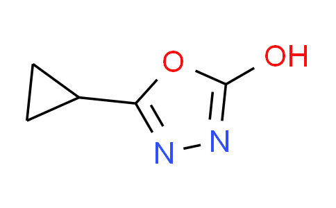 CAS No. 1227465-66-8, 5-cyclopropyl-1,3,4-oxadiazol-2-ol