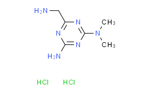 CAS No. 1609403-23-7, 6-(aminomethyl)-N,N-dimethyl-1,3,5-triazine-2,4-diamine dihydrochloride