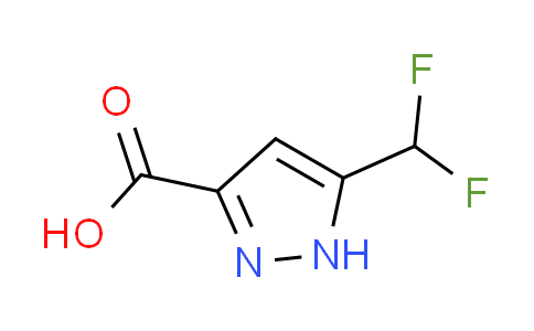 CAS No. 681034-51-5, 5-(difluoromethyl)-1H-pyrazole-3-carboxylic acid