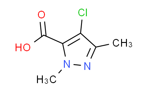 CAS No. 98198-65-3, 4-chloro-1,3-dimethyl-1H-pyrazole-5-carboxylic acid