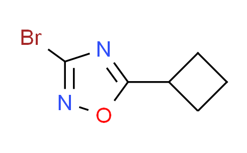 CAS No. 1359822-65-3, 3-bromo-5-cyclobutyl-1,2,4-oxadiazole