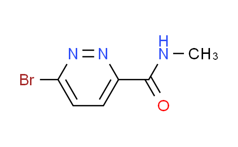CAS No. 1621367-90-5, 6-bromo-N-methyl-3-pyridazinecarboxamide