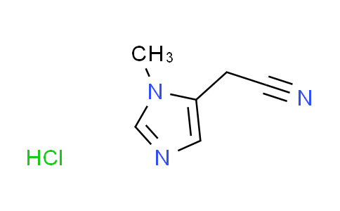 CAS No. 154312-75-1, (1-methyl-1H-imidazol-5-yl)acetonitrile hydrochloride