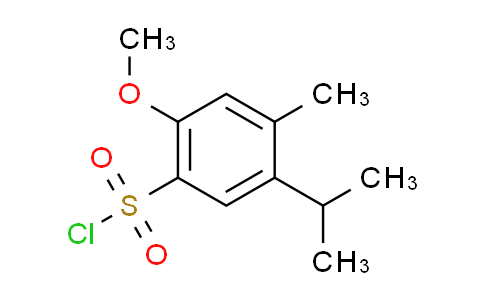 CAS No. 1216272-28-4, 5-isopropyl-2-methoxy-4-methylbenzenesulfonyl chloride
