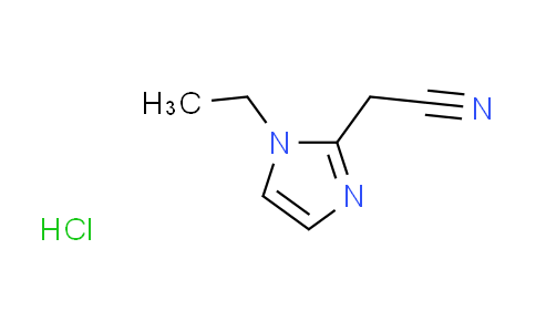 CAS No. 1609406-62-3, (1-ethyl-1H-imidazol-2-yl)acetonitrile hydrochloride