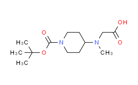 CAS No. 1284992-47-7, N-[1-(tert-butoxycarbonyl)-4-piperidinyl]-N-methylglycine