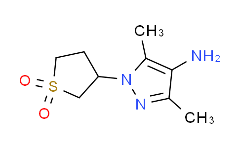 CAS No. 1156111-10-2, 1-(1,1-dioxidotetrahydro-3-thienyl)-3,5-dimethyl-1H-pyrazol-4-amine