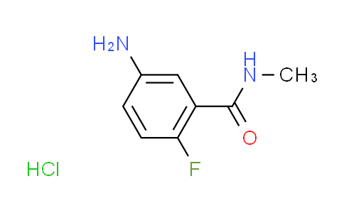 CAS No. 1242840-35-2, 5-amino-2-fluoro-N-methylbenzamide hydrochloride