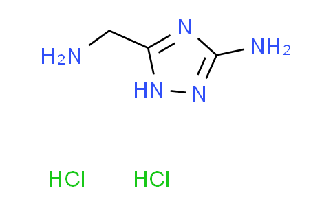CAS No. 21795-97-1, 5-(aminomethyl)-1H-1,2,4-triazol-3-amine dihydrochloride