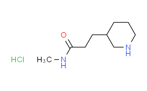 CAS No. 1609403-81-7, N-methyl-3-(3-piperidinyl)propanamide hydrochloride