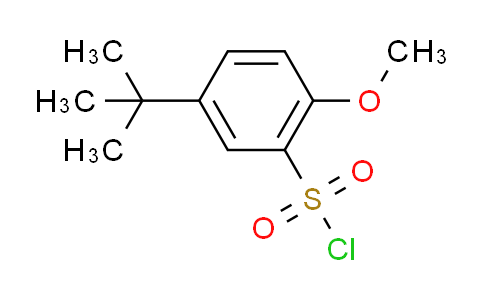 CAS No. 88041-83-2, 5-tert-butyl-2-methoxybenzenesulfonyl chloride