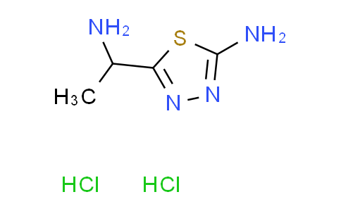 CAS No. 1241674-97-4, 5-(1-aminoethyl)-1,3,4-thiadiazol-2-amine dihydrochloride