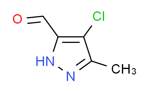 CAS No. 1050642-24-4, 4-chloro-3-methyl-1H-pyrazole-5-carbaldehyde